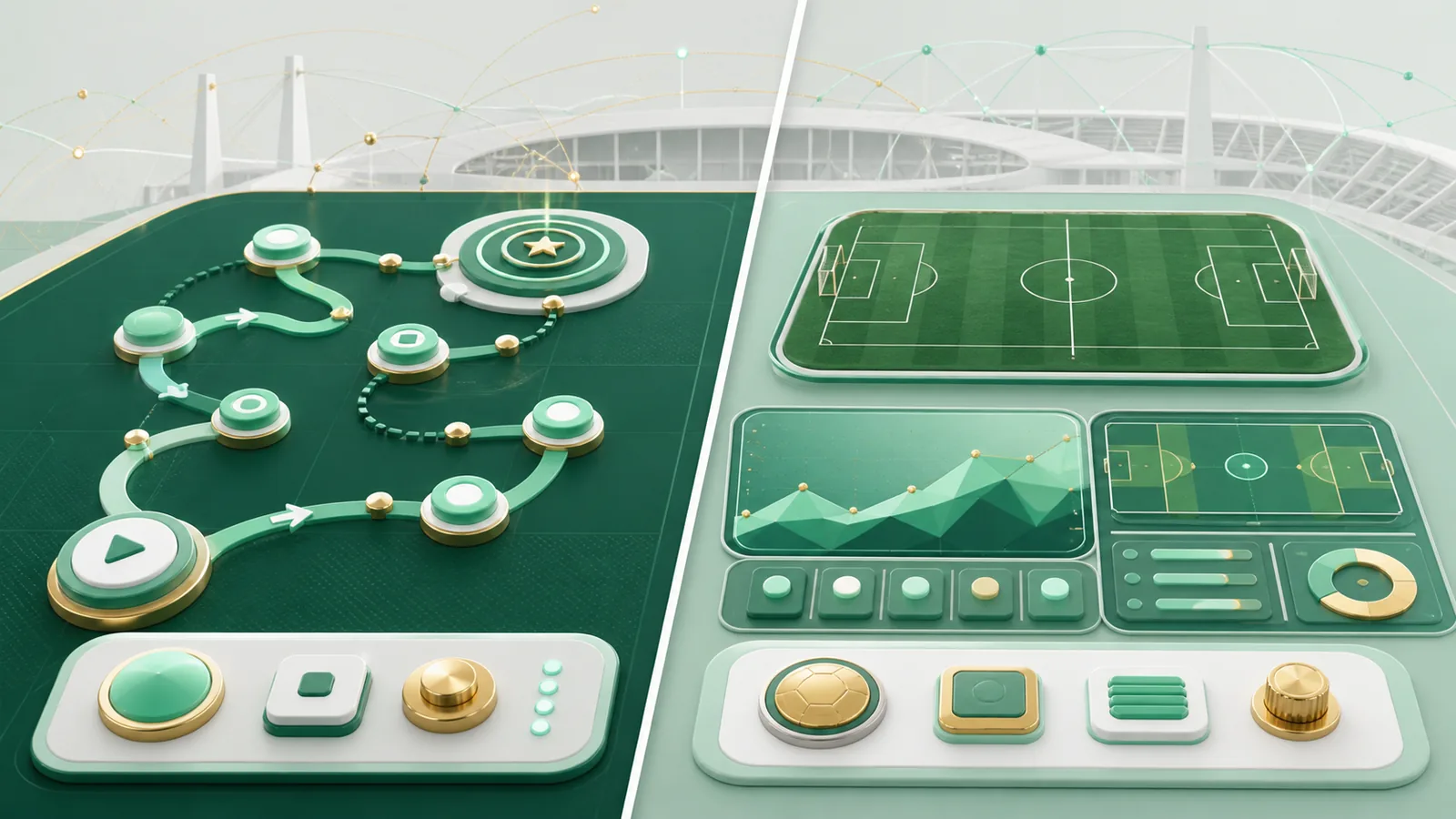 Ilustração editorial de minijogos e eventos esportivos